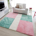 Tapis shaggy de conception 3D moderne en polyester